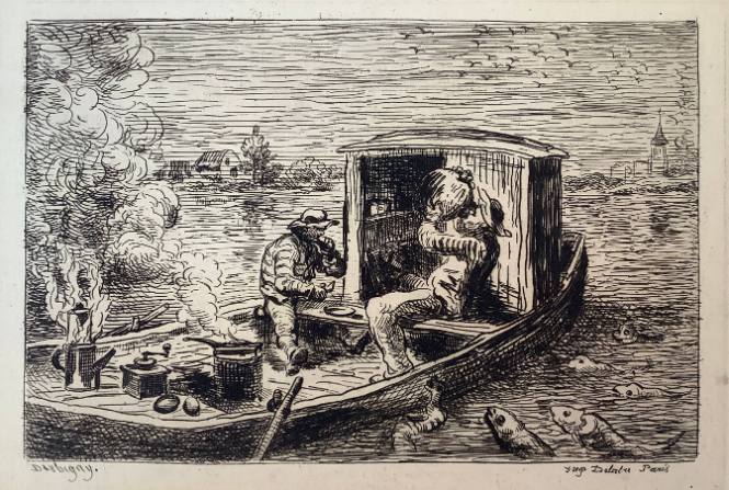 Voyage en bateau: Avallant (Le Déjeuner dans le Bateau)