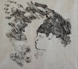 Head of a Woman in Profile to the Left