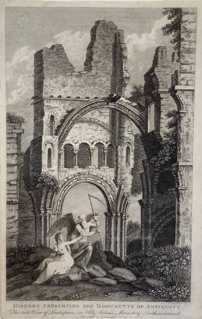 History Preserving the Monuments of Antiquity, Frontispiece for the second edition of Francis Grose's Antiquities of England and Wales (London, 1784)