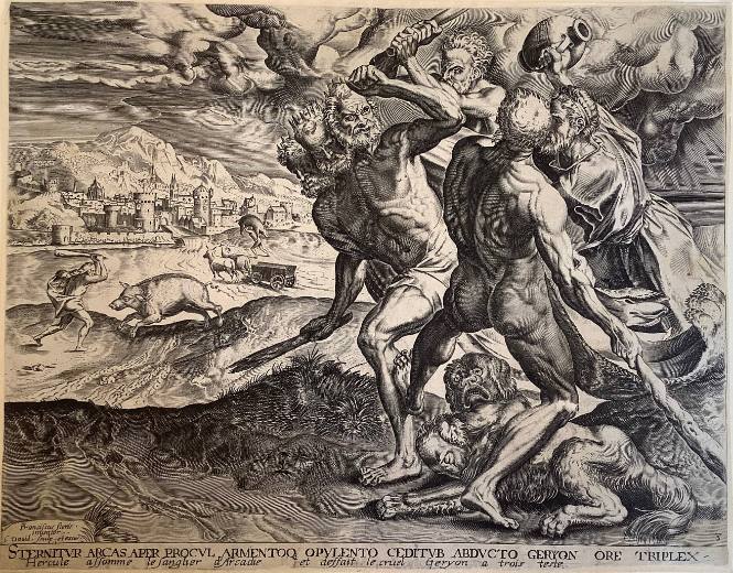 Hercules and the Three Headed Geryron