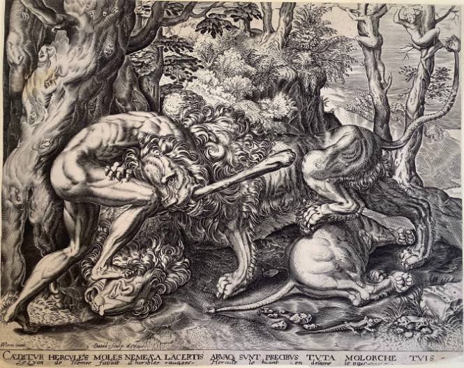 Hercules and the Nemean Lion
