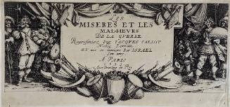 The Miseries and Misfortunes of War: Title Page