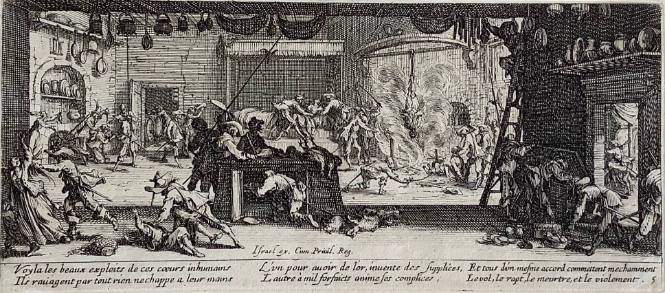 The Miseries and Misfortunes of War: Plundering a Large Farmhouse