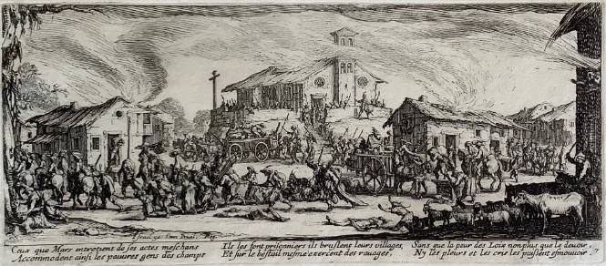 The Miseries and Misfortunes of War: Plundering and Burning a Village