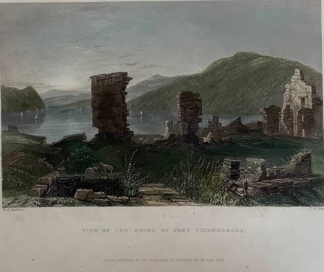 View of the Ruins of Fort Ticonderoga