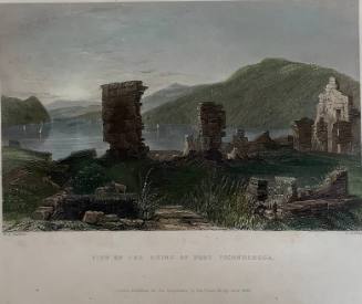 View of the Ruins of Fort Ticonderoga
