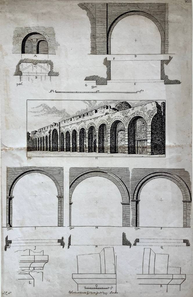 Architectural Members, each lettered