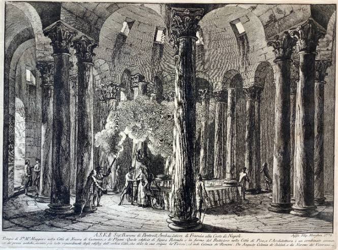Temple of Sta. Maria Maggiore in the city of Nocera di Costanza