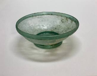 Bowl with folded rim and folded ring base