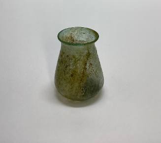 Roman  beaker with trailed thread below rim