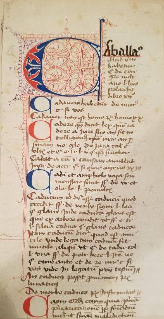 Manuscript Page: Caballa ...