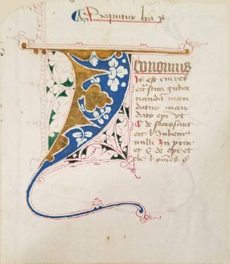 Copy of Medieval Manuscript Page: Yeonomus