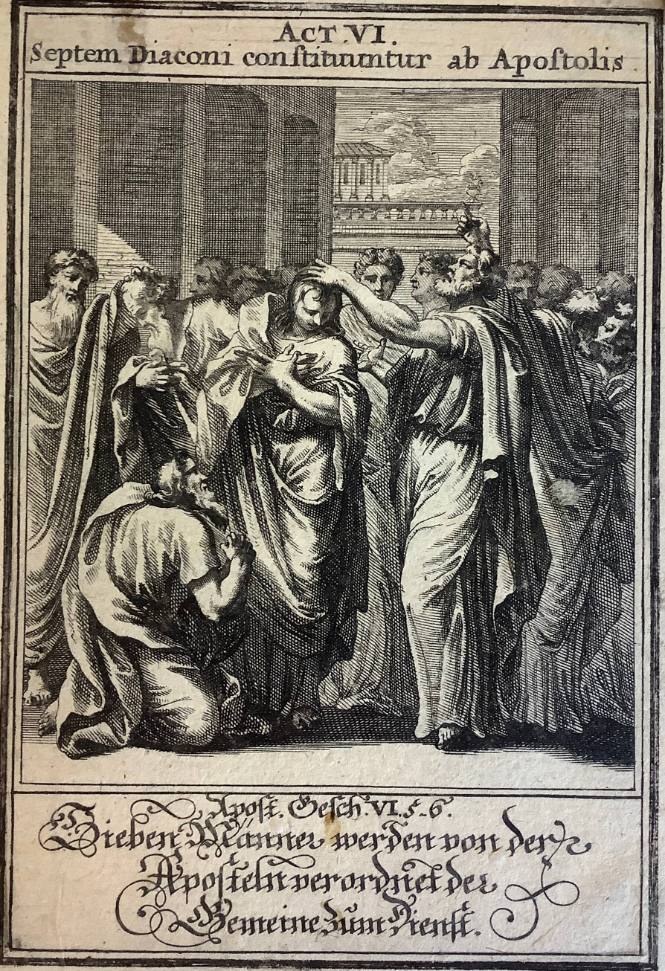 Stephen before the Apostles