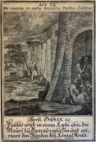 Disciples Taking Paul by Night