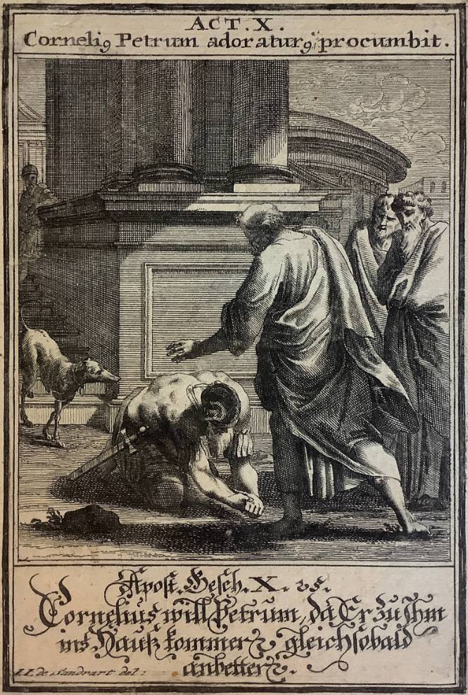 Cornelius Worshiping Peter