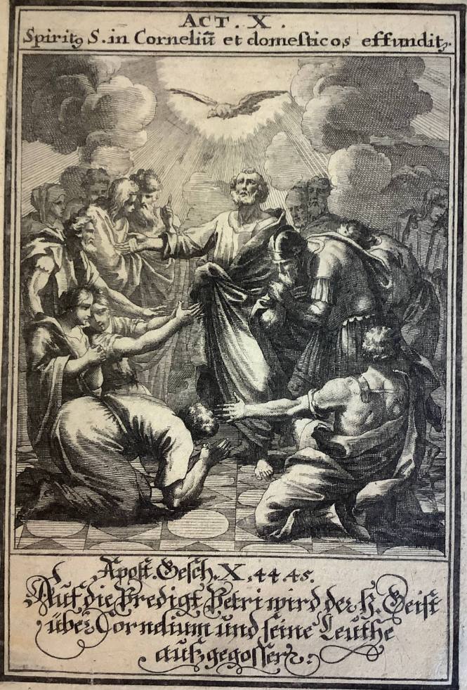 Holy Ghost Falling on Cornelius and his Company