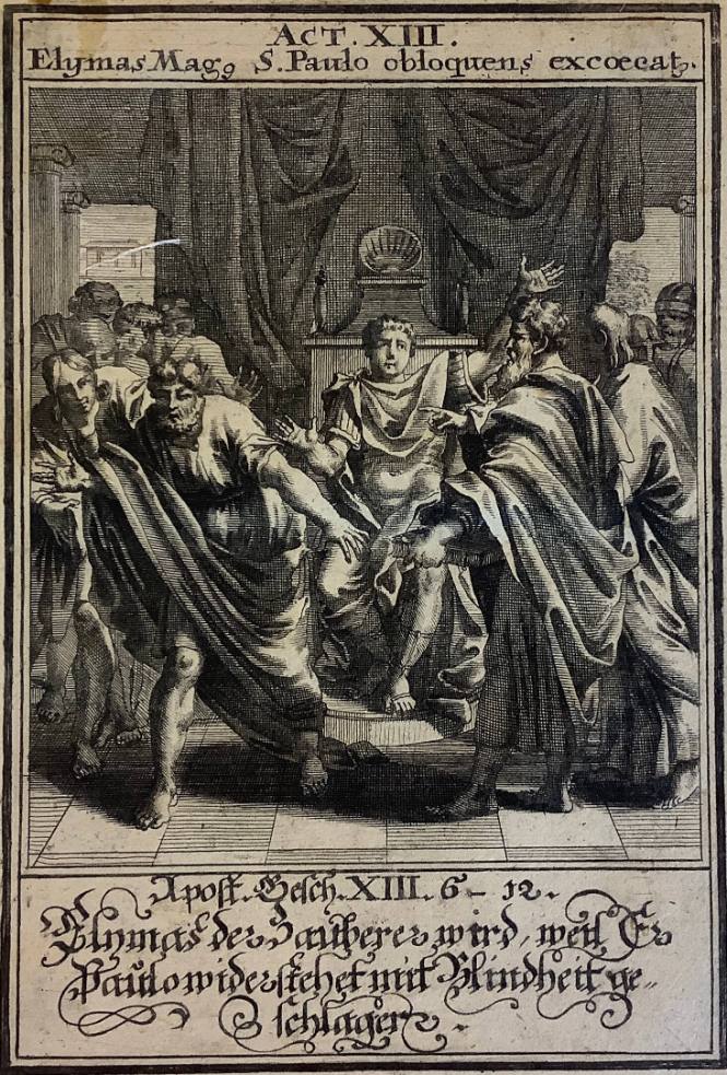 Sergius Paulus and Elymas the Sorcerer