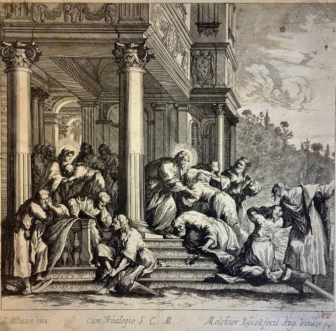 Christ Healing in the Temple