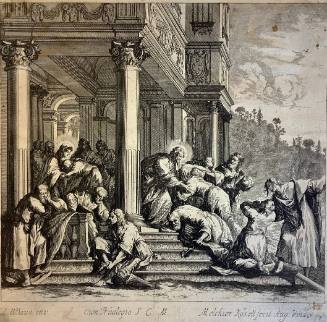Christ Healing in the Temple