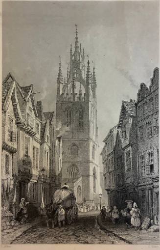 St. Nicholas' Church from Middle St.,Newcastle
