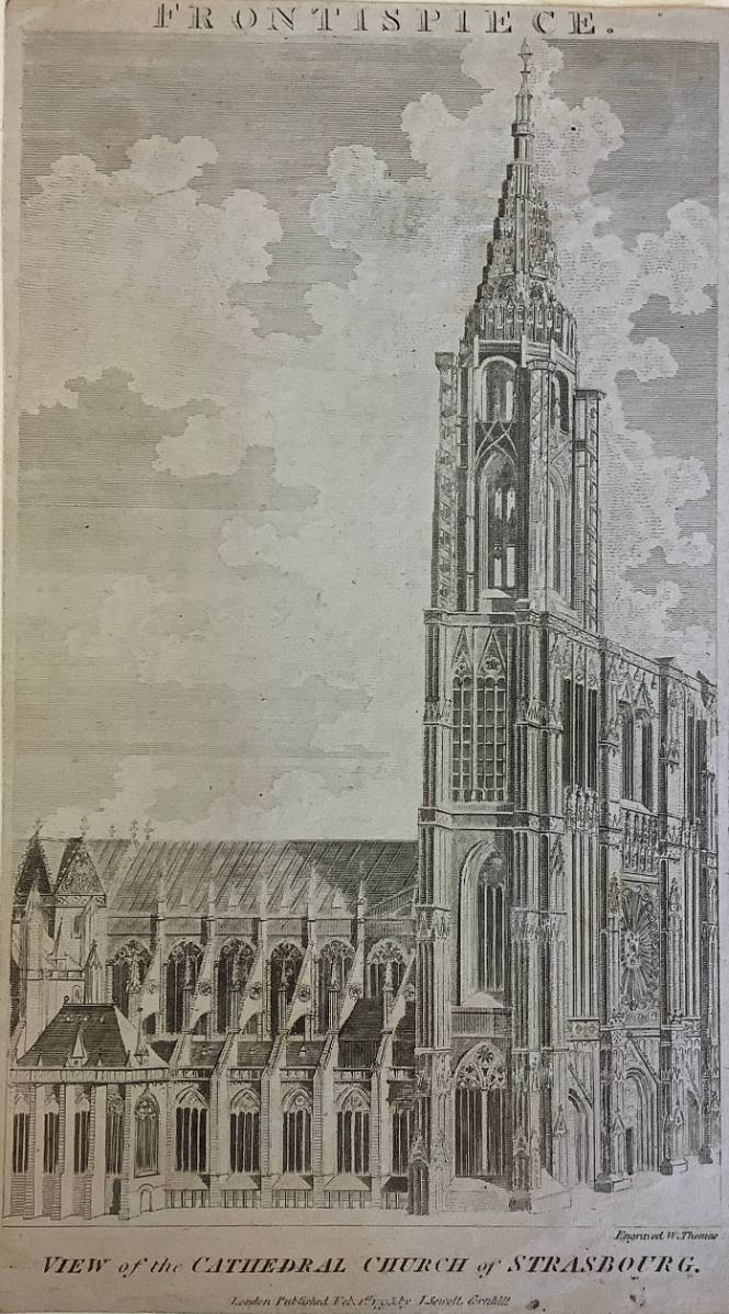 Frontispiece-Church of Strasbourgh