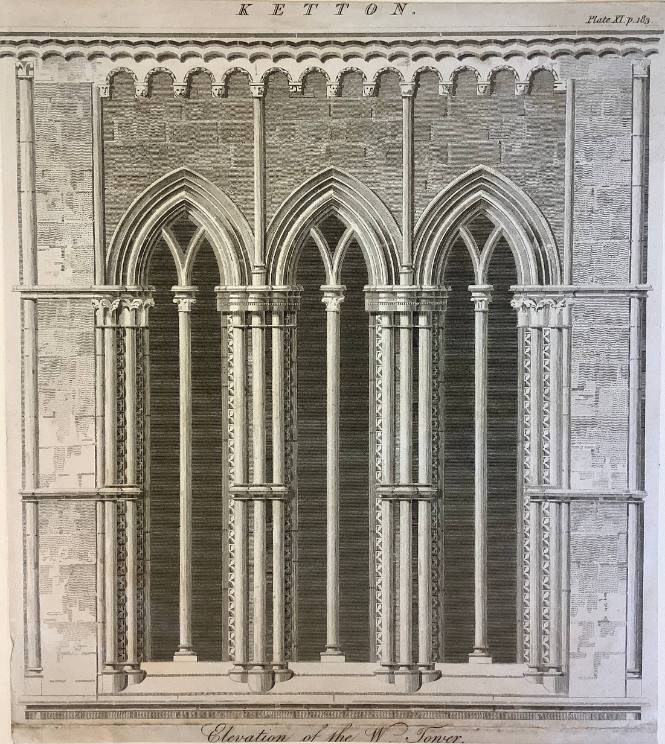 Ketton, Elevation of the West Tower