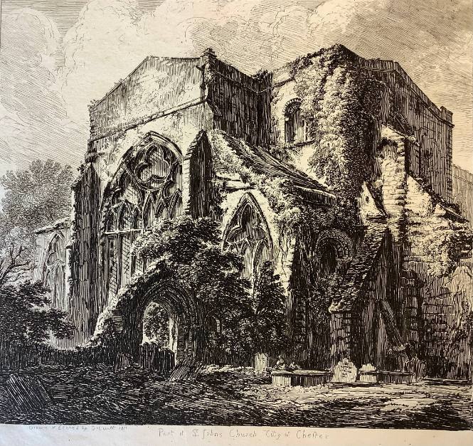Part of St. Johns Church, City of Chester
