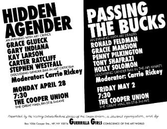 Hidden Agender / Passing the Bucks 