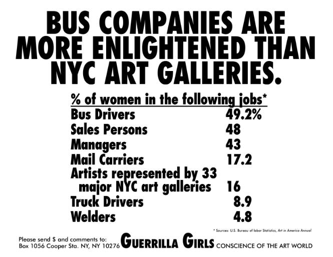 Bus Companies are More Enlightened Than NYC Art Galleries