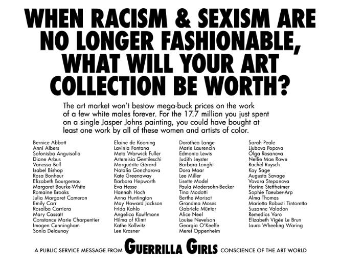 When Racism and Sexism Are No Longer Fashionable, How Much Will Your Art Collection Be Worth? 