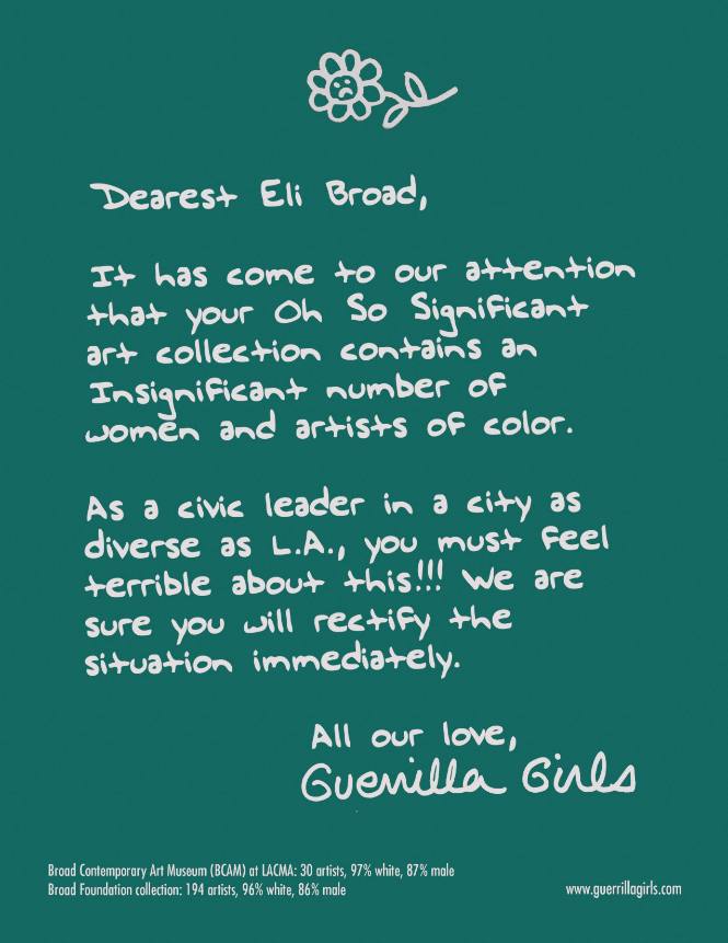 Dearest Eli Broad