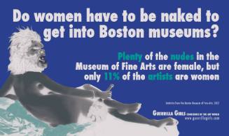 Do Women Have to Be Naked to Get Into Boston Museums?