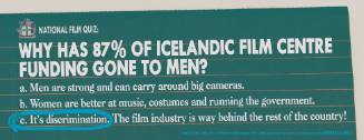 Why Has 87% of Icelandic Film Centre Funding Gone to Men?