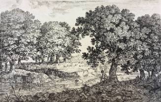 Landscape with Sheep and Stream