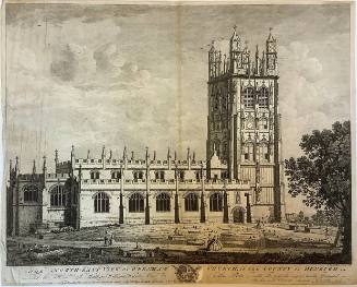 The North-East View of Wrexham Church, in the County Denbigh