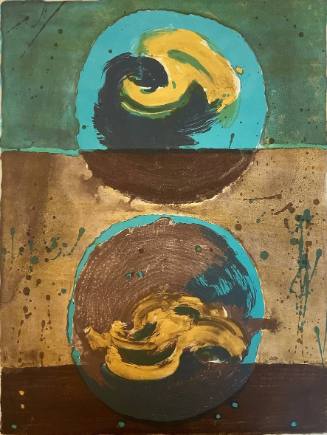 Untitled (Blue & Brown)