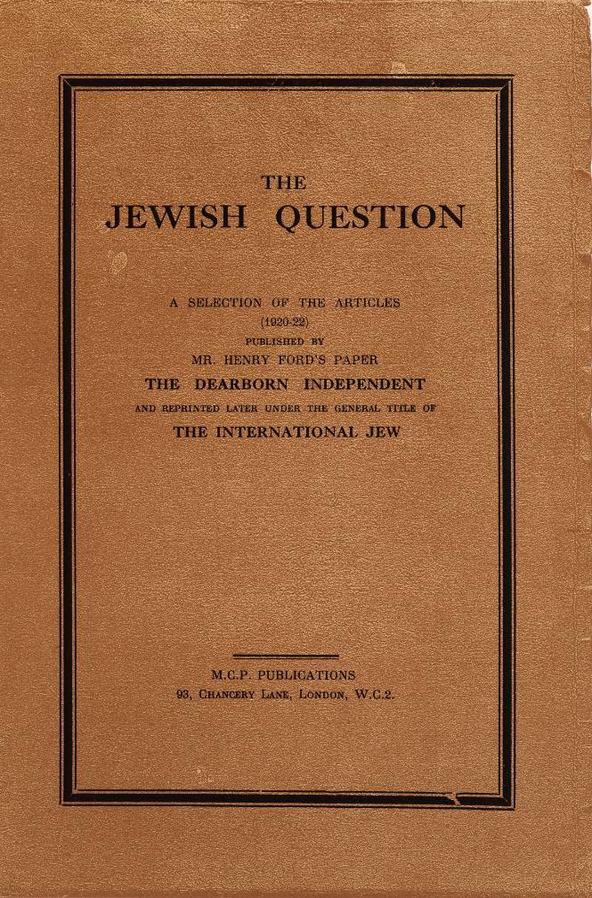 In Our Time: The Jewish Question