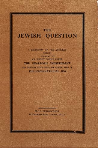 In Our Time: The Jewish Question