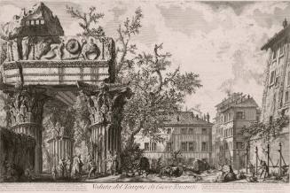 Veduta del Tempio di Giove Tonante (View of the temple of Jupiter Tonans)
