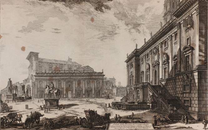 Veduta della Piazza del Campidoglio (View of the Piazza del Campidoglio)