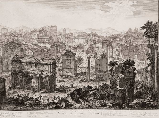 Veduta di Campo Vaccino (View of the Campo Vaccino [Forum Romanum])