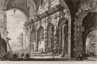 Veduta del piano superiore del Seraglio delle Fiere... (View of the upper storey of the cages for wild animals)