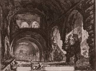 Veduta interna della Villa di Mecenate (Interior view of the villa of Maecenas)