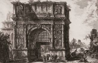 Veduta dell'Arco di Benevento... (View of the arch of Beneventum)