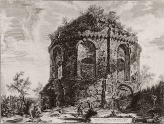 Veduta del Tempio, detto della Tosse... (View of the Tempio della Tosse)
