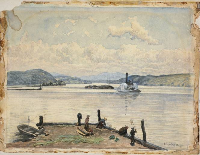 Wharf on the Hudson