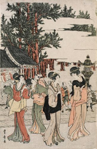  Myōhō-ji Temple at Horinouchi on New Year's Day