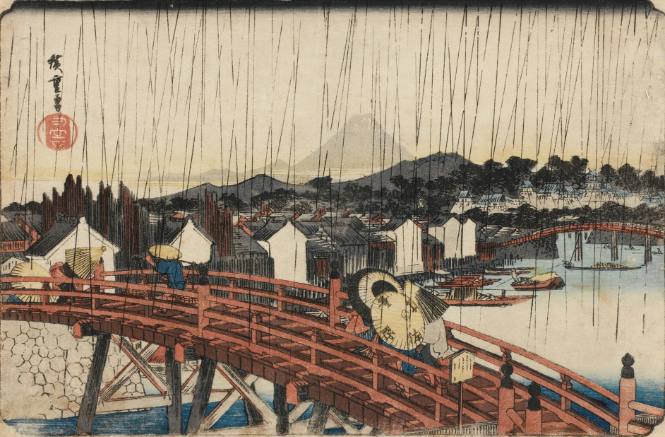 White Rain in Nihonbashi Bridge