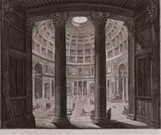 Veduta interna del Panteon (Interior view of the Pantheon)