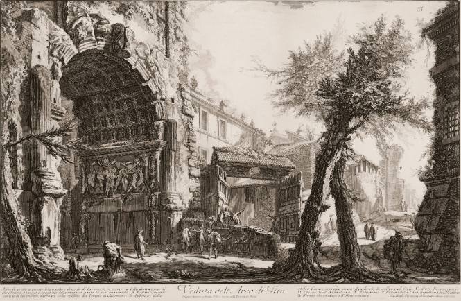 Veduta dell'Arco di Tito (View of the arch of Titus)
